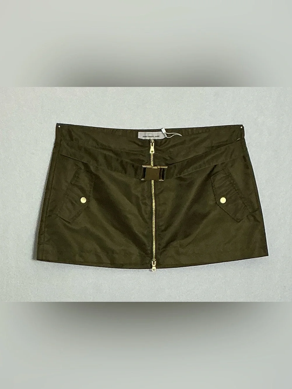 Hudson Jeans Olive Green Mini Skirt